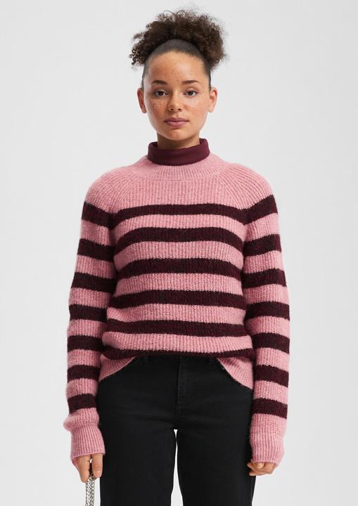 Produktbild s.Oliver Strickpullover Melierter Pullover (XXL)