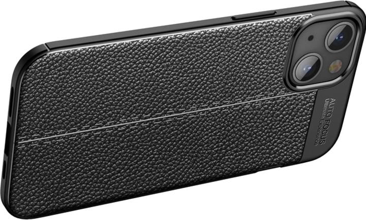 Produktbild Screenguard Apple iPhone 14 Hülle Leather Design TPU Cover (Apple iPhone 14)