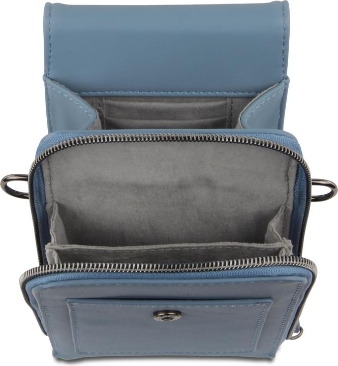 Actual product image Bugatti Almata crossover purse denim