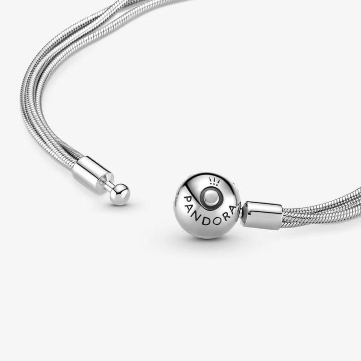Produktbild Pandora Armband Moments Multi Snake Chains (20 cm, Sterling-Silber)