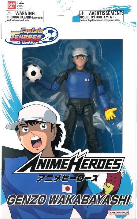 Produktbild Bandai ANIME HEROES Captain Tsubasa figure with accessories, 16 cm - Genzo Wakabayashi