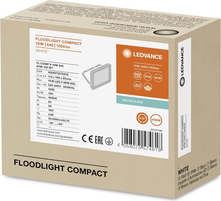 Image du produit Ledvance Projecteur à LED (1000 lm, IP65)