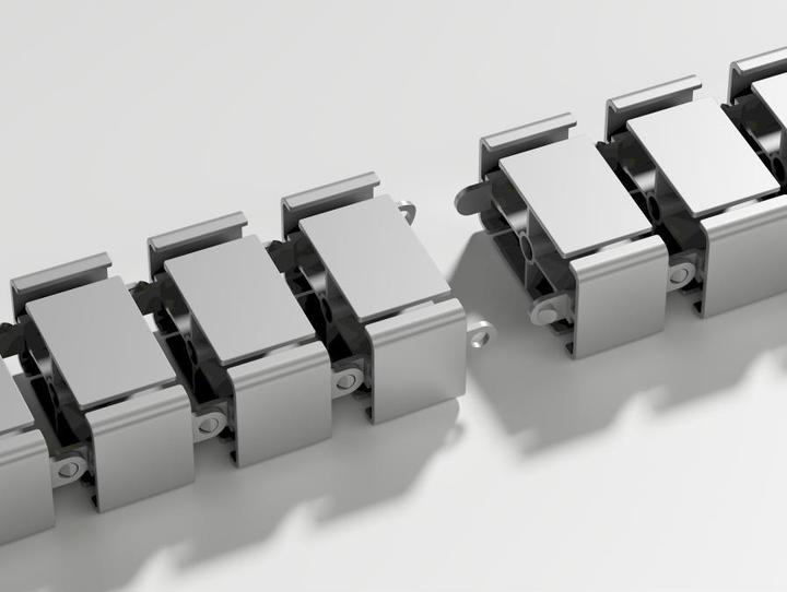 Produktbild equip Eqiup Deluxe Kabelführng 130cm für Unterschichtmontage grau (3.50 cm)