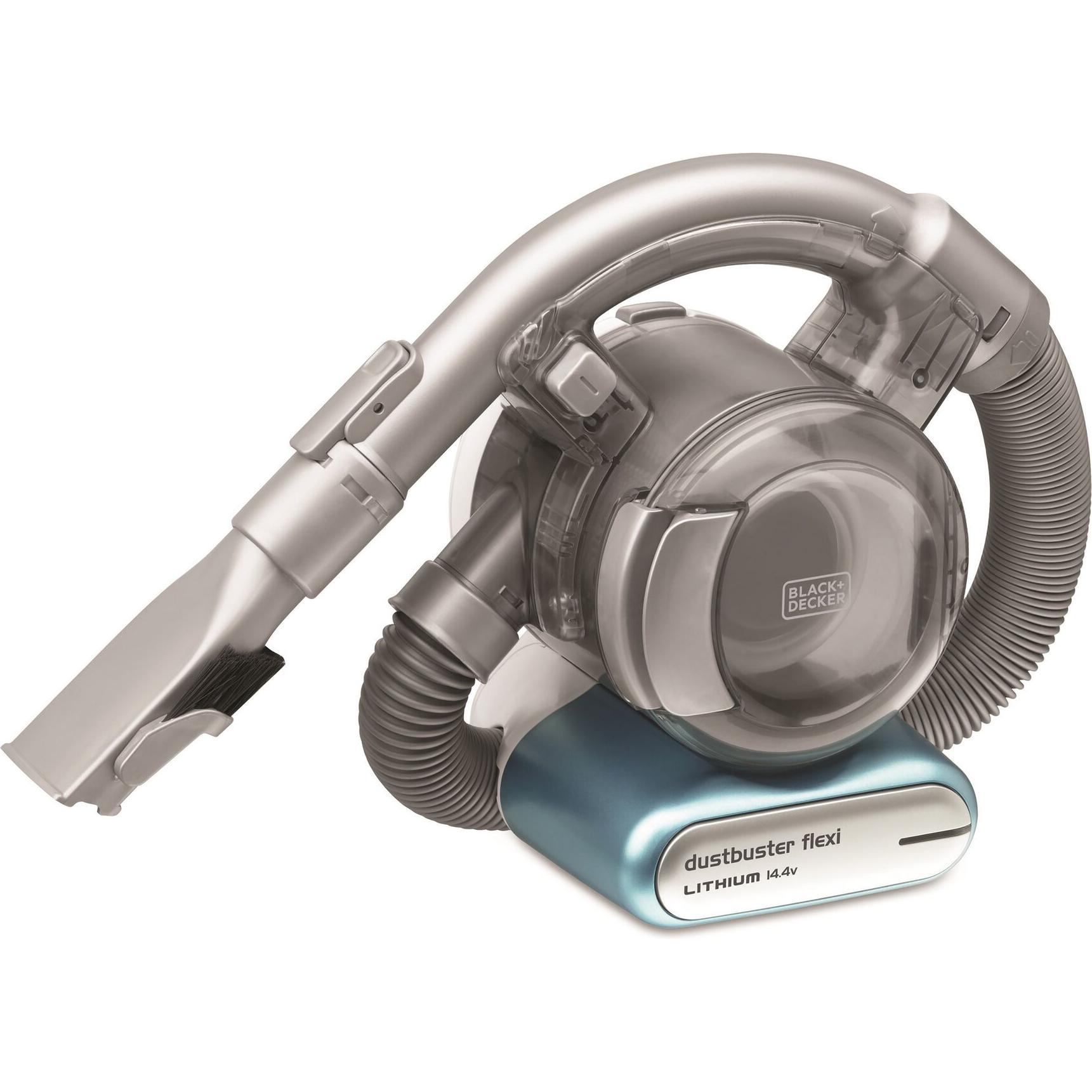 Black & Decker Dustbuster Flexi PD1420LP, Aspirapolvere, Blu, Argento