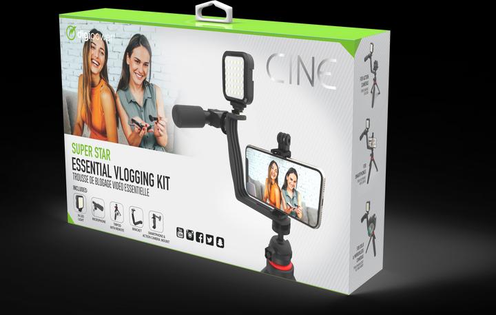 Productafbeelding DigiPower Vlogging Kit Superstar Essential (5-delig) (Plastic)