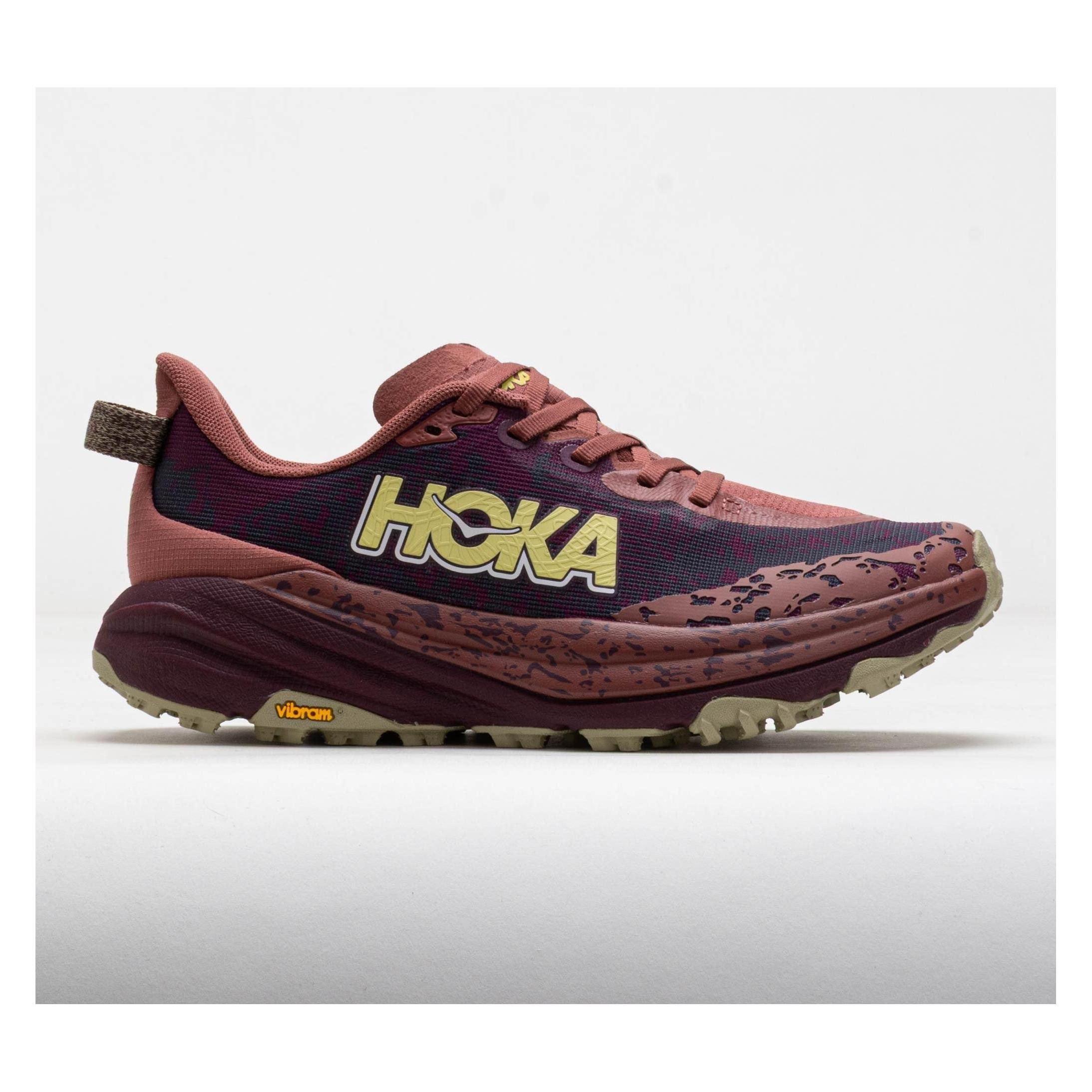Hoka, Damen, Laufschuhe, Speedgoat 6 (40 2/3), Rot, Schwarz