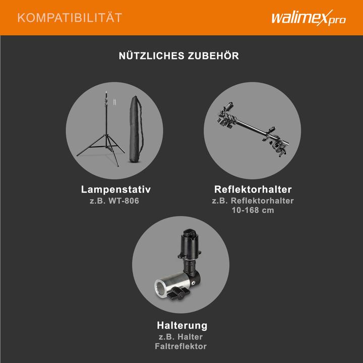 Actual product image Walimex Foldable background 150x200cm black (150 cm, 200 cm)