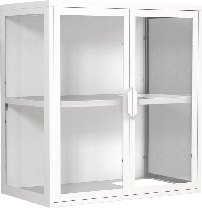 VCM Wandvitrine Hängevitrine Glas Floka S (60 x 35 x 65 cm)