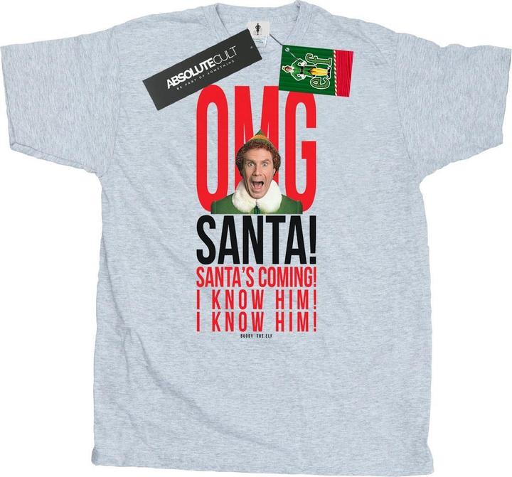 Produktbild Elf OMG Santa I Know Him TShirt (4XL)