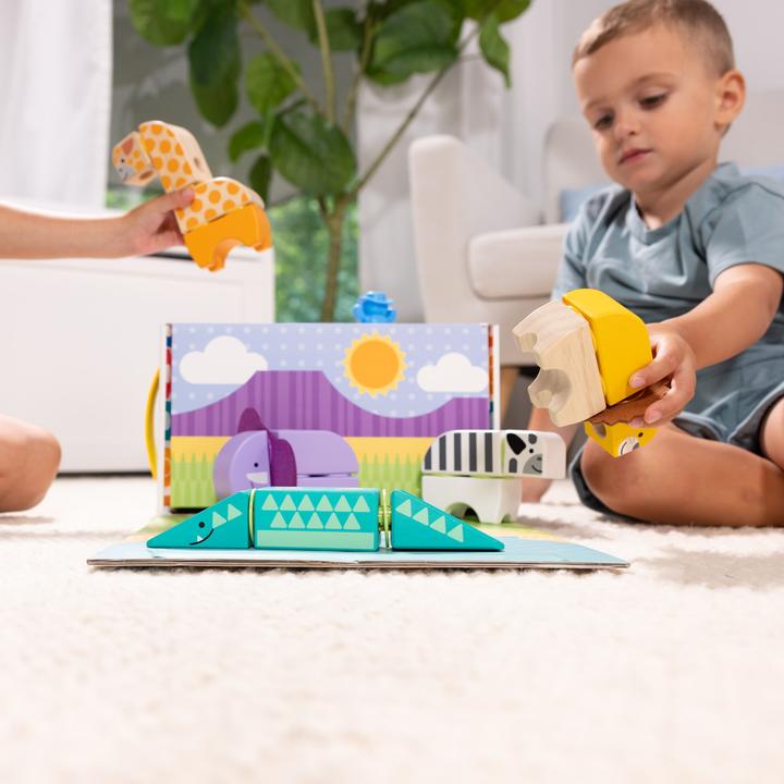 Image du produit Spin Master Ensemble de jeu Blockables Safari