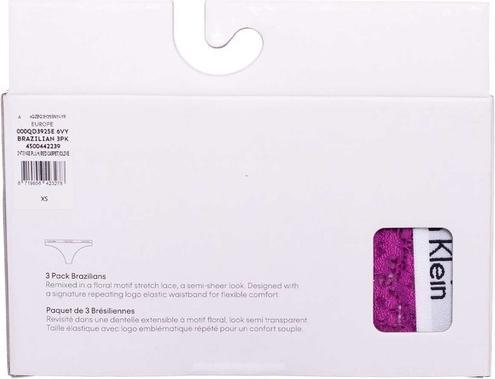 Immagine prodotto Calvin Klein Intimo Brasiliano 3-Pack Tanga - 91679 (XS, confezione da 3)