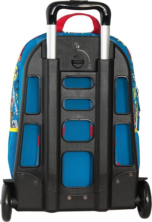 Actual product image Official Mario Kart School Backpack with Removable Trolley and Interchangeable Wheels