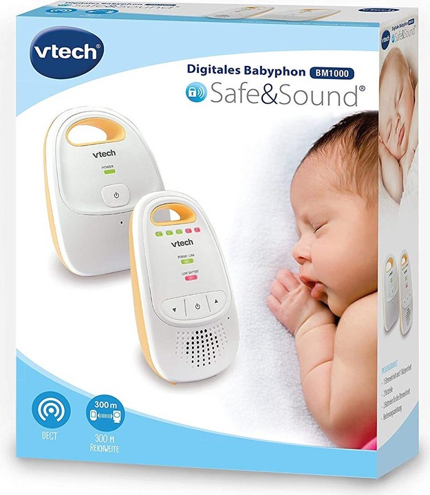 Immagine prodotto VTech BM 1000 (Audio del baby monitor, 300 m)