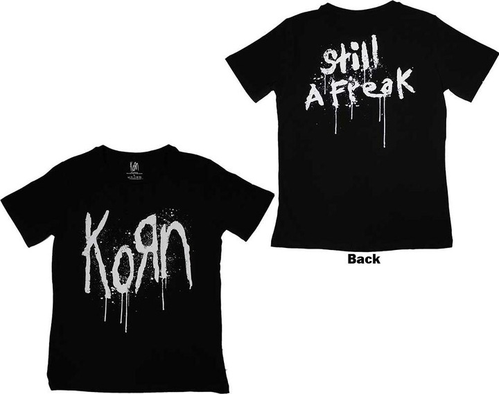 Actual product image Korn Still A Freak Back Print (Girlie) (S)