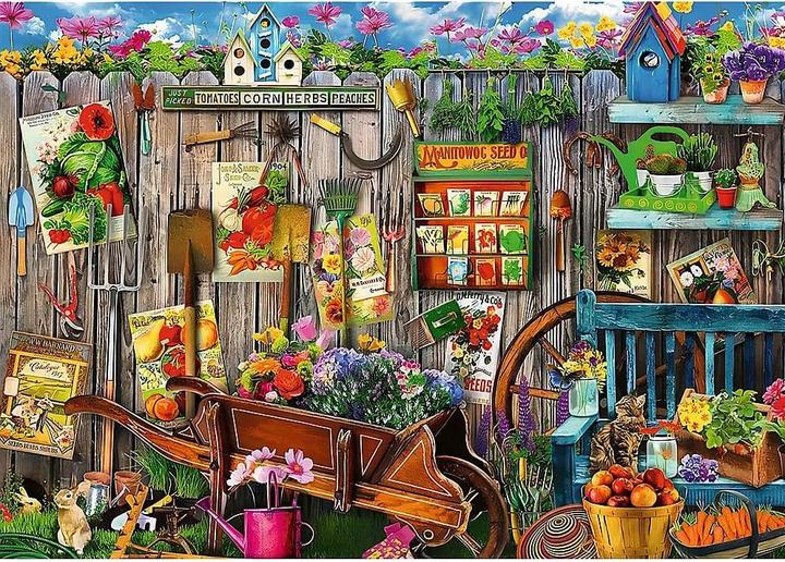 Actual product image Trefl Puzzle 2 x 500 - Garten / Blumen (500 pieces)