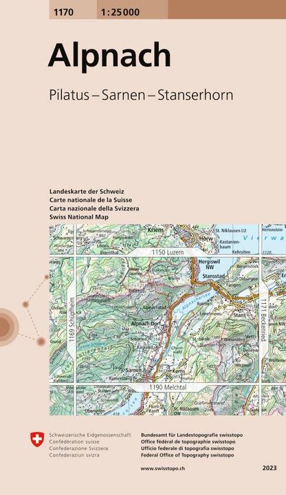 Actual product image LANDSCAPE 1:25 000 - Normal sheet