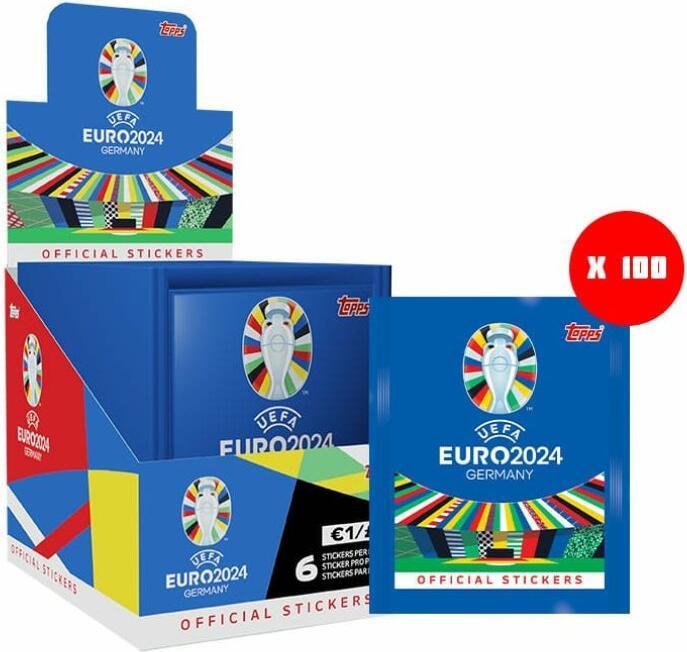Actual product image Topps Euro 2024 Sticker Collection - Display Box (German, Booster display)