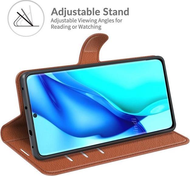 Produktbild MU Classic Litchi Leder Bookcover Series (Huawei P50 Pro)