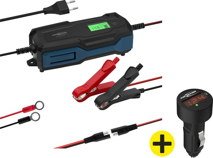 Produktbild Ansmann Autobatterie-Ladegerät + KFZ-Batterietester (6 A)
