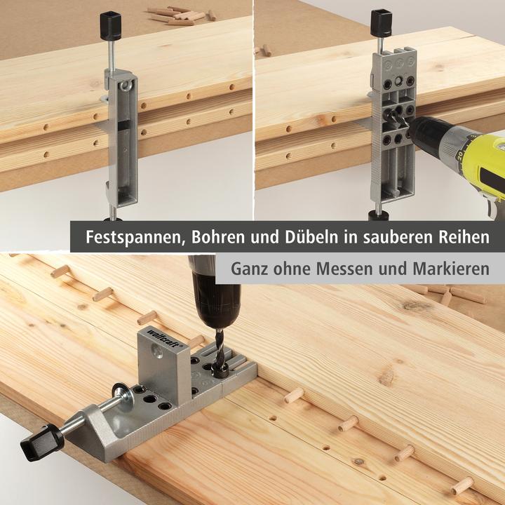 Actual product image wolfcraft 1 Universal wooden dowelling set 43 pcs. (40 pcs.)