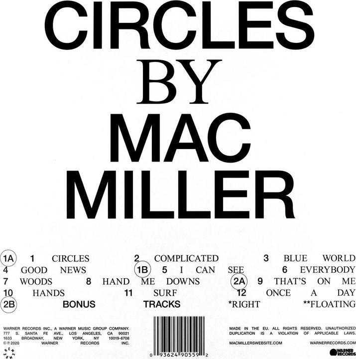 Produktbild Circles (Clear 2LP) (Mac Miller)