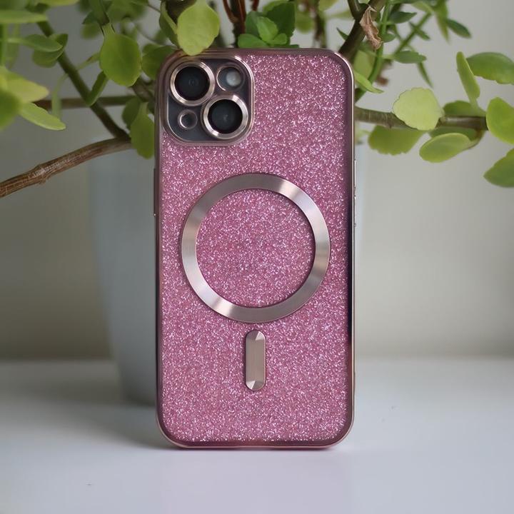 Produktbild OEM Glitter Chrome Mag für iPhone 13 6,1" rosa (Apple iPhone 13)