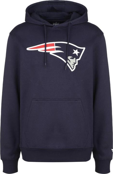 Actual product image Fanatics New England Patriots Mid Essentials Crest Hoodie Men (XXL)