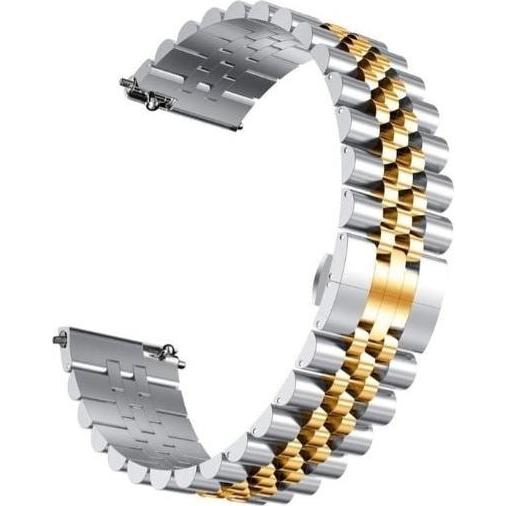 Thumbnail - Strap-it Stahlarmband (20 mm, Edelstahl, Vantage M), Uhrenarmband, Silber, Gold