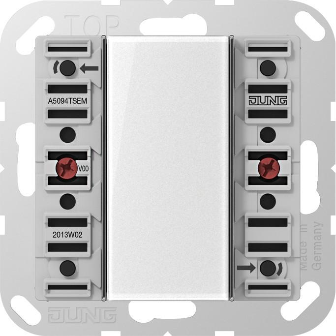 JUNG, Zubehör Schalterprogramm, Tastsensor KNX AS/A UP perlmutt 4f 8pkt A5094TSEM