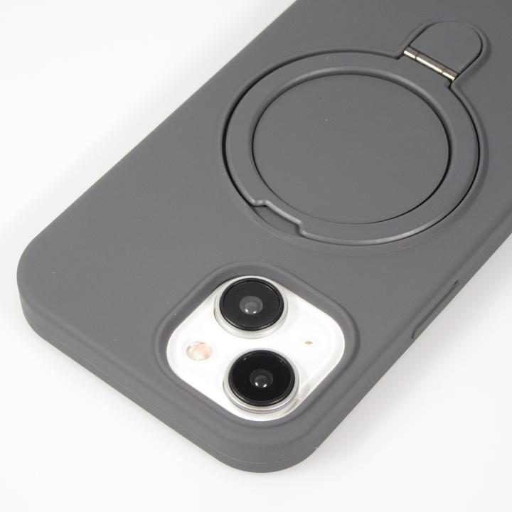Produktbild PhoneLook Hülle Silikon matt MagSafe mit Haltering (Apple iPhone 14)