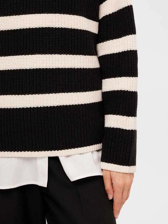 Image du produit Selected Femme Pull en maille rayée (L)