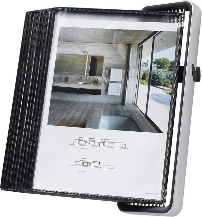 Image du produit Tarifold Système de plaques pochettes VEO 714517 DIN A4 noir avec 10 plaques pochettes