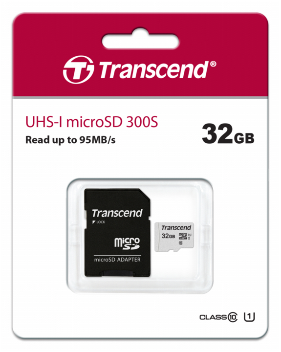 Produktbild Transcend 300S (32 GB, microSDHC, U3, UHS-I)