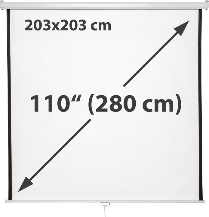 Produktbild tectake Rollo Beamer (110.24", 1:1)