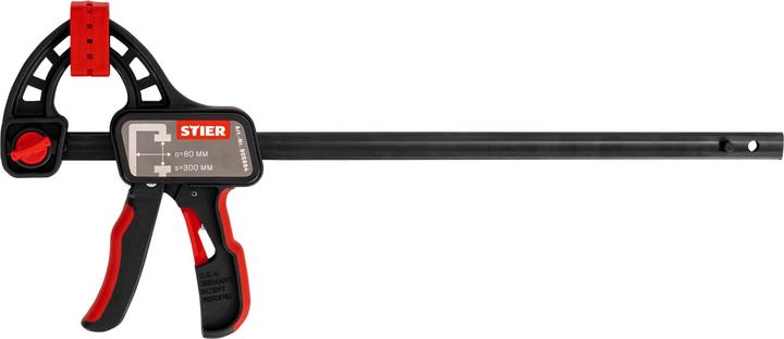 Produktbild Stier Einhandzwinge 300 mm Spannweite 80 mm Ausladung (300 mm)
