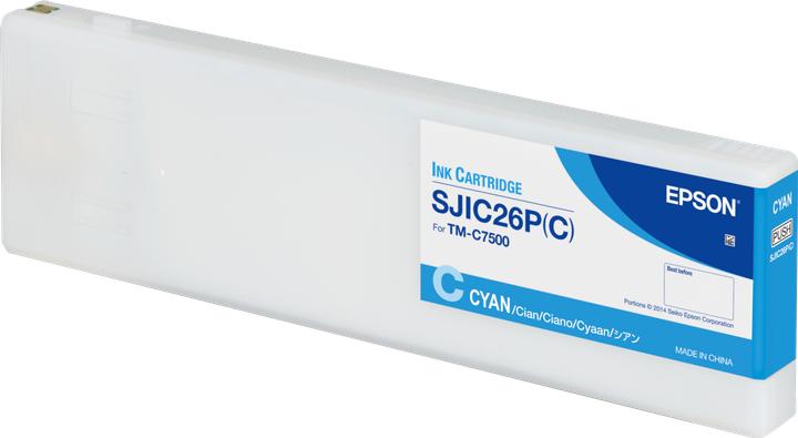 Produktbild Epson SJIC26P(C) INK CARTRIDGE CYAN (C)