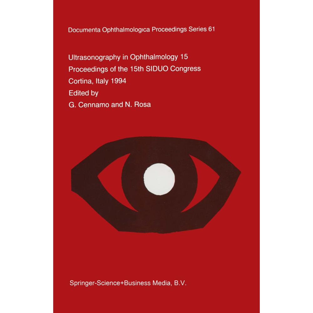 Ultrasonography in Ophthalmology XV, Fachbücher