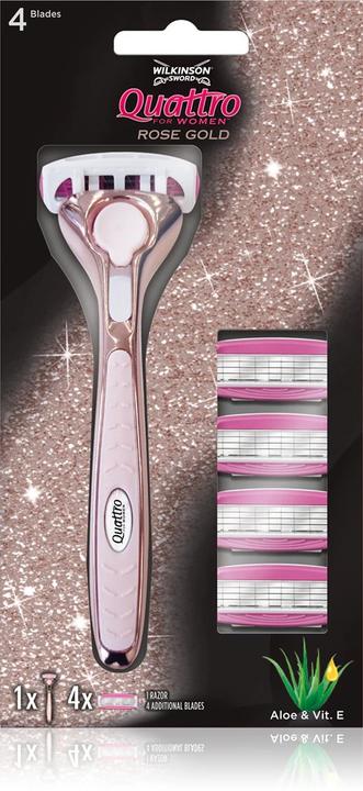 Immagine prodotto Wilkinson Quattro per donna oro rosa