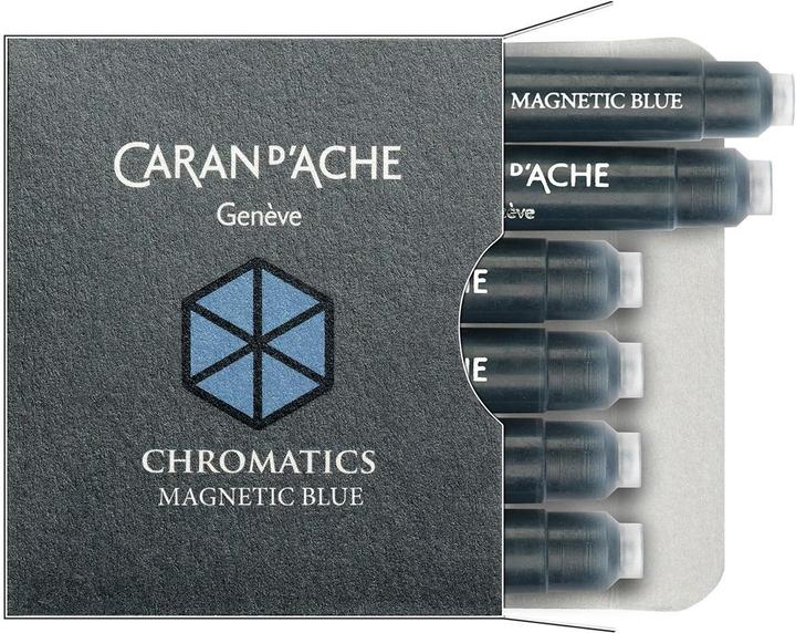 Produktbild Caran d'Ache Chromatics Tintenpatronen (Blau, 6 Stk.)