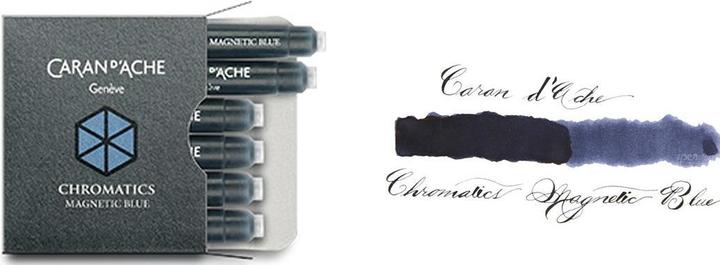 Produktbild Caran d'Ache Chromatics Tintenpatronen (Blau, 6 Stk.)