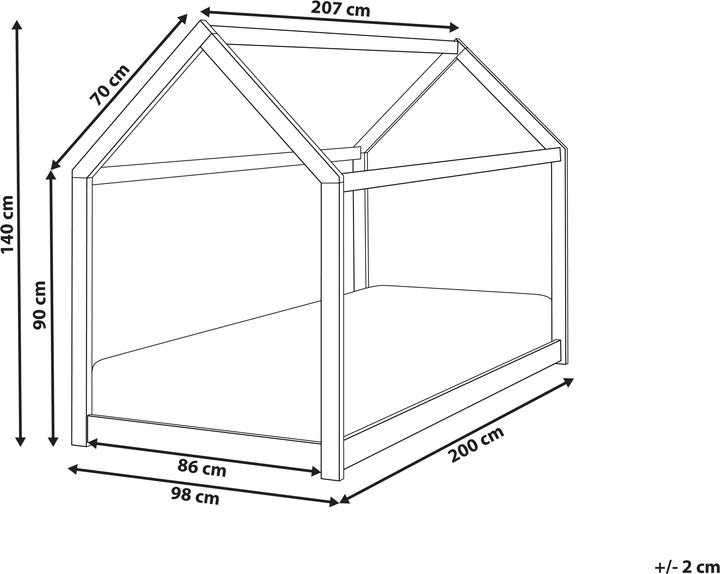 Actual product image Beliani Tosse (90x200)
