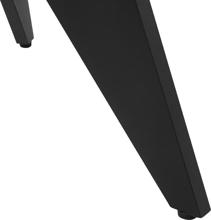 Produktbild Beliani Gartenmöbel Set Aluminium schwarz / grau 4-Sitzer OLMETTO/BUSSETO