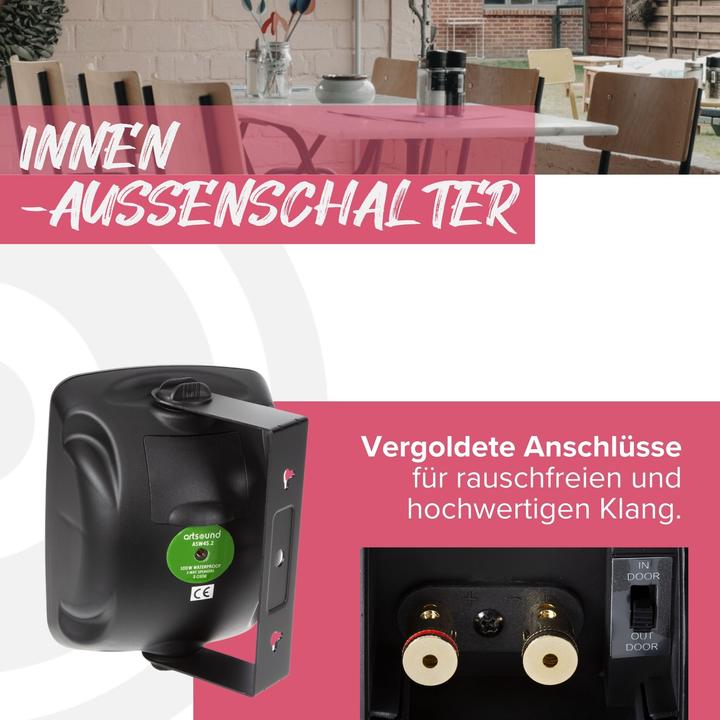 Actual product image Artsound ASW45.2 B Luidsprekers - 1 pair (Active)