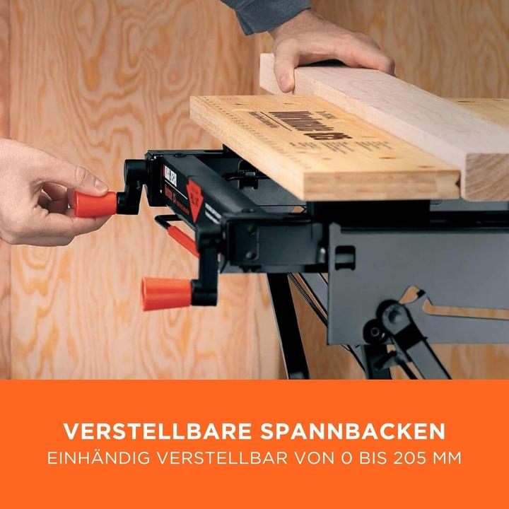 Actual product image Black & Decker Universal workbench (54.10 cm, 74 cm)