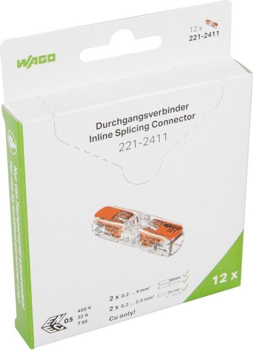 Actual product image Wago Through connector