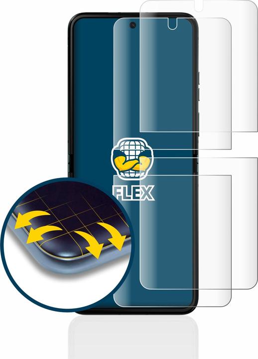 Actual product image BROTECT Full-Cover Protector (2 Piece, Motorola Razr 40)