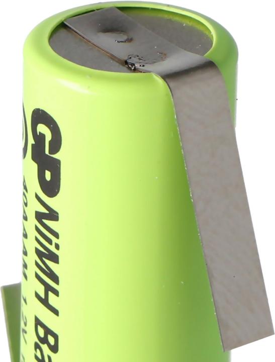 Actual product image GP Batteries Akku GP40AAAM, Size 2/3AAA mit Lötfahne Z-Form (1 pcs., 2/3 AAA)
