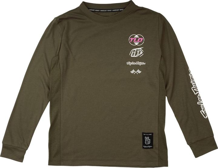 Image du produit Troy Lee Designs Skyline Ride LS Tee, Worldwide, caper, youth L (L)