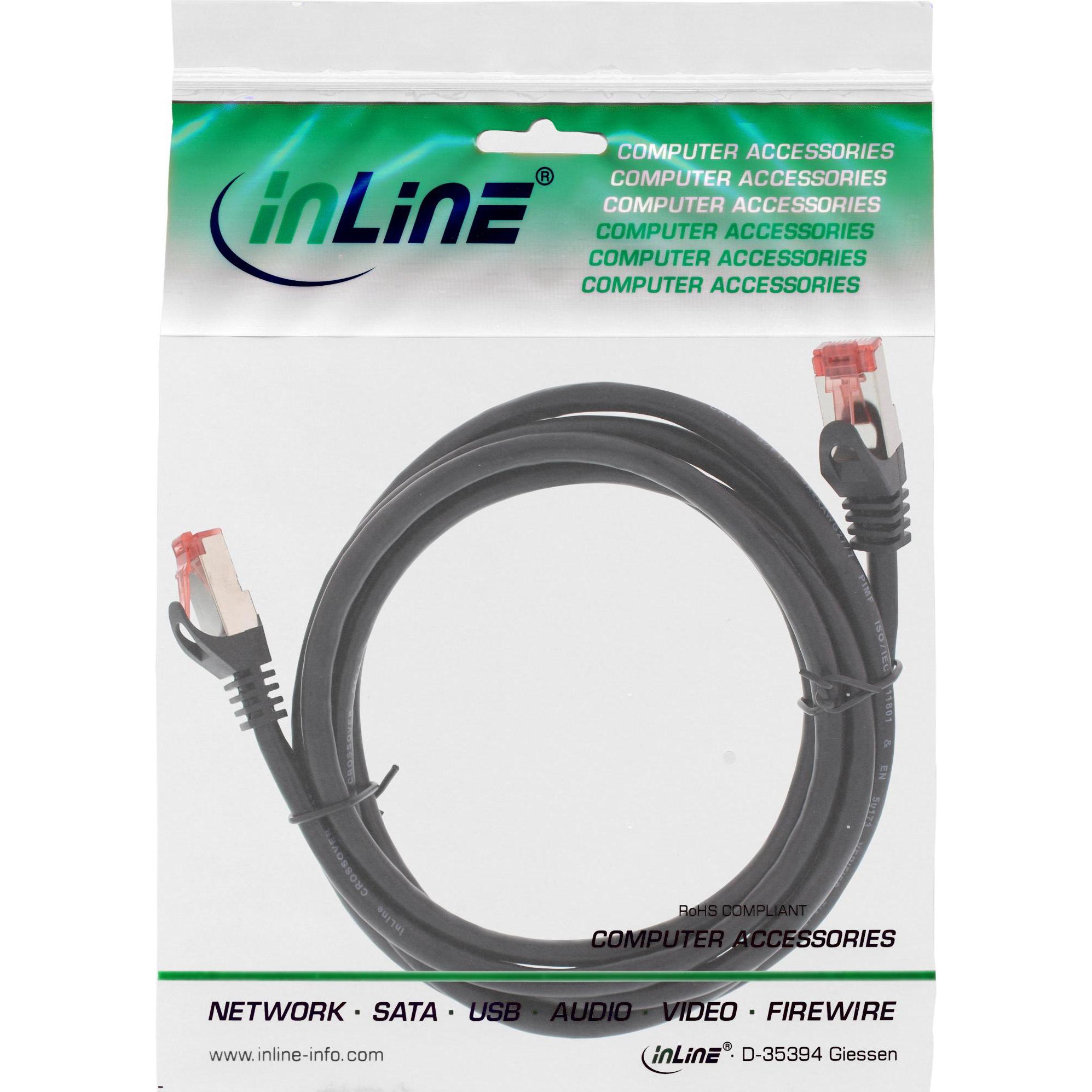 Thumbnail - InLine Crossover Patchkabel (S/FTP, CAT6, 0.30 m), Netzwerkkabel