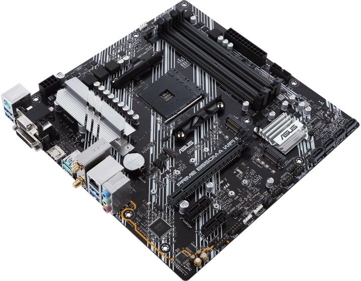 Productafbeelding ASUS MB PRIME -A WI-FI II AMD,AM4,DDR4,mATX (AM4, AMD B550, mATX)